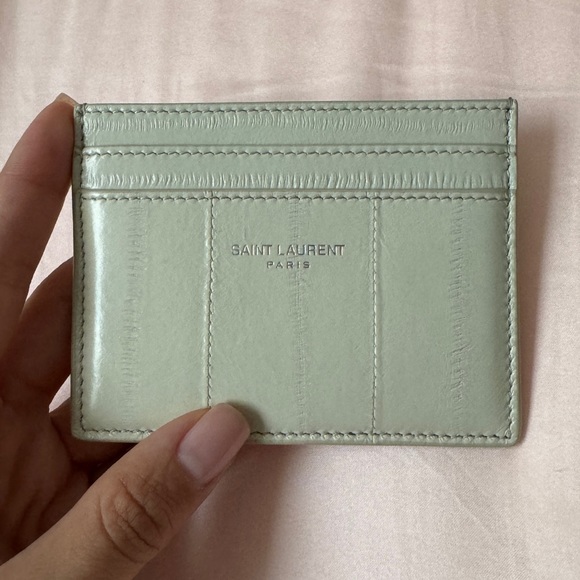 Saint Laurent Paris Card Case in Eel - Picture 3 of 3
